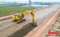 Huyện Mê Linh đẩy nhanh tiến độ xây dựng đường Vành đai 4 – Vùng Thủ đô Hà Nội