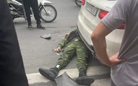 Hà Nội: Công an điều tra vụ tài xế taxi đâm bảo vệ chung cư nguy kịch