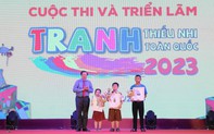 Trao giải cuộc thi và khai mạc triển lãm tranh thiếu nhi toàn quốc