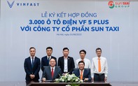 Sun Taxi mua 3.000 xe điện Vinfast VF5 Plus, thúc đẩy mạnh mẽ cuộc cách mạng giao thông xanh tại Việt Nam