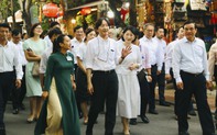 Hình ảnh Hoàng Thái tử Nhật Bản và Công nương dạo phố cổ Hội An