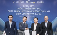 Vinfast hợp tác với CarOn mở chuỗi xưởng dịch vụ xe điện trên toàn quốc