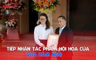 Tiếp nhận tác phẩm hội họa của vua Hàm Nghi