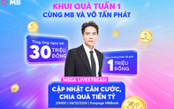 MB chia thưởng 1 tỷ đồng cho khách hàng tại livestream 4/12/2024