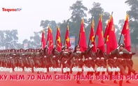 Đông đảo lực lượng tham gia diễu binh, diễu hành kỷ niệm 70 năm chiến thắng Điện Biên Phủ