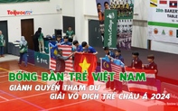 Bóng bàn trẻ Việt Nam giành quyền tham dự Giải vô địch trẻ Châu Á 2024