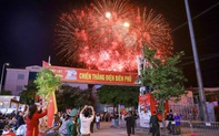 Mãn nhãn màn pháo hoa chào mừng kỷ niệm 70 năm Chiến thắng Điện Biên Phủ