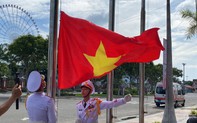 Lễ thượng cờ tại Đại hội Thể thao học sinh Đông Nam Á lần thứ 13