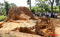 Nhiều phát hiện mới sau đợt khai quật khảo cổ Di tích Quốc gia Tháp đôi Liễu Cốc