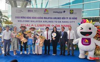 Đà Nẵng đón chuyến bay quốc tế thường kỳ đầu tiên của Malaysia Airlines từ Kuala Lumpur đến thành phố