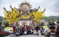 Hàng nghìn du khách đến du xuân tại Sun World Ba Na Hills dịp đầu năm mới 2025