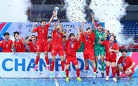 Đội tuyển Futsal nữ Việt Nam lọt vào Top 10 thế giới