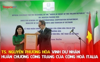 TS. Nguyễn Phương Hòa, Cục trưởng Cục Hợp tác quốc tế, Bộ VHTTDL vinh dự nhận Huân chương Công trạng của Cộng hòa Italia