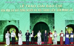 Báo điện tử Tổ Quốc đoạt Giải báo chí về phát triển văn hóa và xây dựng người Hà Nội thanh lịch, văn minh