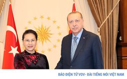 Chủ tịch Quốc hội Nguyễn Thị Kim Ngân tiếp kiến Tổng thống Thổ Nhĩ Kỳ