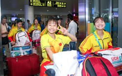 Đoàn thể thao Olympic trẻ Việt Nam về nước sau kỳ Đại hội thành công vượt ngoài kỳ vọng