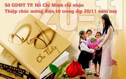 Sở GDĐT TP. Hồ Chí Minh không tổ chức tiếp đón chúc mừng trong dịp 20/11