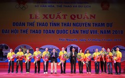 Thái Nguyên tổ chức Lễ xuất quân tham dự Đại hội Thể thao toàn quốc lần thứ VIII