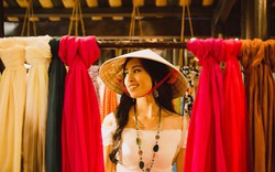 Hoa hậu Tiểu Vy mang khăn lụa Hội An đến Miss World 2018 quảng bá du lịch quê hương 