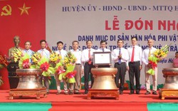 Thanh Hóa: Đón nhận danh hiệu Di sản văn hóa phi vật thể quốc gia Nghề đúc đồng cổ truyền làng Chè