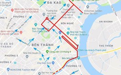 Nhiều tuyến đường ở trung tâm Sài Gòn bị cấm xe ngày cuối tuần