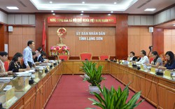 Thứ trưởng Trịnh Thị Thủy làm việc với lãnh đạo tỉnh Lạng Sơn về công tác hoạt động Vì sự tiến bộ của phụ nữ và bình đẳng giới năm 2018