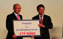 HLV Park Hang-seo nói gì khi nhận 100.000 USD từ Thaco?