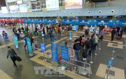 Từ 15/1, chỉ hành khách được vào khu vực làm thủ tục trong giờ cao điểm tại sân bay Nội Bài