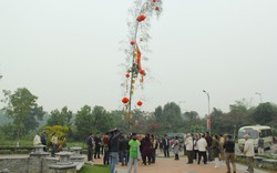 Độc đáo Lễ dựng cây nêu theo phong tục đón Tết tại 