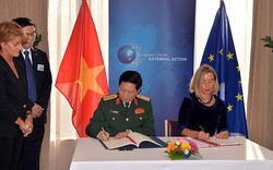 Việt Nam và EU ký Hiệp định về hợp tác quốc phòng