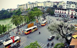 Hà Nội thí điểm cấm xe 24/24 giờ trong 1 tháng trên 9 tuyến phố quanh Hồ Gươm