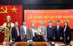 Học viện Chính trị quốc gia Hồ Chí Minh bổ nhiệm cán bộ