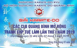 Quảng Bình: Đăng cai giải thi đấu Karate với 6 tỉnh miền Trung tham gia 