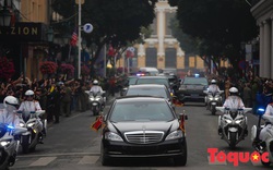 Cập nhật: Đoàn xe chở Nhà lãnh đạo Kim Jong-un đã về tới Hà Nội