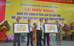 Quảng Ngãi: Đón nhận Bằng xếp hạng di tích lịch sử cấp tỉnh Mộ, nhà thờ Đinh Duy Tự