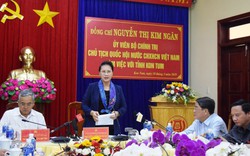 Chủ tịch Quốc hội làm việc tại tỉnh Kon Tum