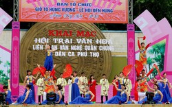 Khai mạc Hội trại văn hóa và Liên hoan văn nghệ quần chúng, dân ca Phú Thọ 2019