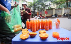 Bỏ bán cam chuyển sang bán nước cam nguyên chất, tiểu thương thu gần 100 triệu mỗi tháng