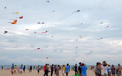Hơn 150 cánh diều đầy màu sắc bay lượn giữa bầu trời xanh bao la biển Phan Thiết