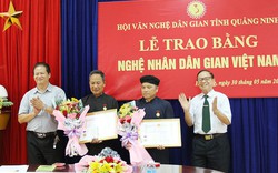 Quảng Ninh trao tặng danh hiệu Nghệ nhân Dân gian Việt Nam năm 2019