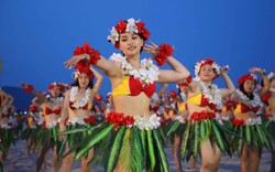Hàng trăm người đẹp mặc bikini nhảy flashmob trên bãi biển Đà Nẵng 