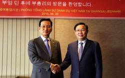 Phó Thủ tướng Vương Đình Huệ mong tăng cường giao lưu nhân dân Việt- Hàn