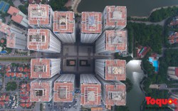 Hình ảnh từ Flycam điểm mặt những công trình vi phạm về xây dựng của “đại gia điếu cày” Lê Thanh Thản