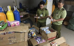 Thu giữ hàng nghìn sản phẩm đồ chơi nhập lậu tại phố Hàng Mã, Hàng Lược, Lương Văn Can