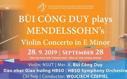 Hòa nhạc Bùi Công Duy và bản Concerto cho violin của Mendelssohn
