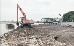 Vì sao Hà Nội tạm dừng thực hiện dự án nạo vét bùn Hồ Tây?
