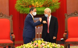 Tổng Bí thư, Chủ tịch nước Nguyễn Phú Trọng tiếp Thủ tướng Nhật Bản Suga Yoshihide