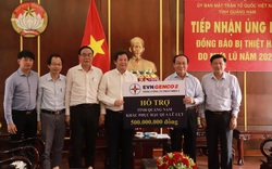 EVNGENCO 2 trao 1 tỷ đồng hỗ trợ tỉnh Quảng Nam và Quảng Trị khắc phục hậu quả mưa lũ