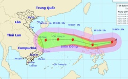 Tin bão gần biển Đông, siêu bão Goni