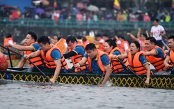 Khai mạc giải Bơi chải thuyền rồng Hà Nội mở rộng năm 2020